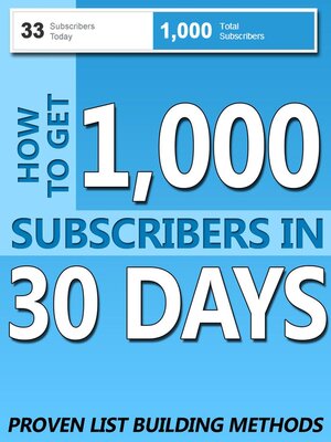 cover image of 1,000 Subscribers in 30 Days